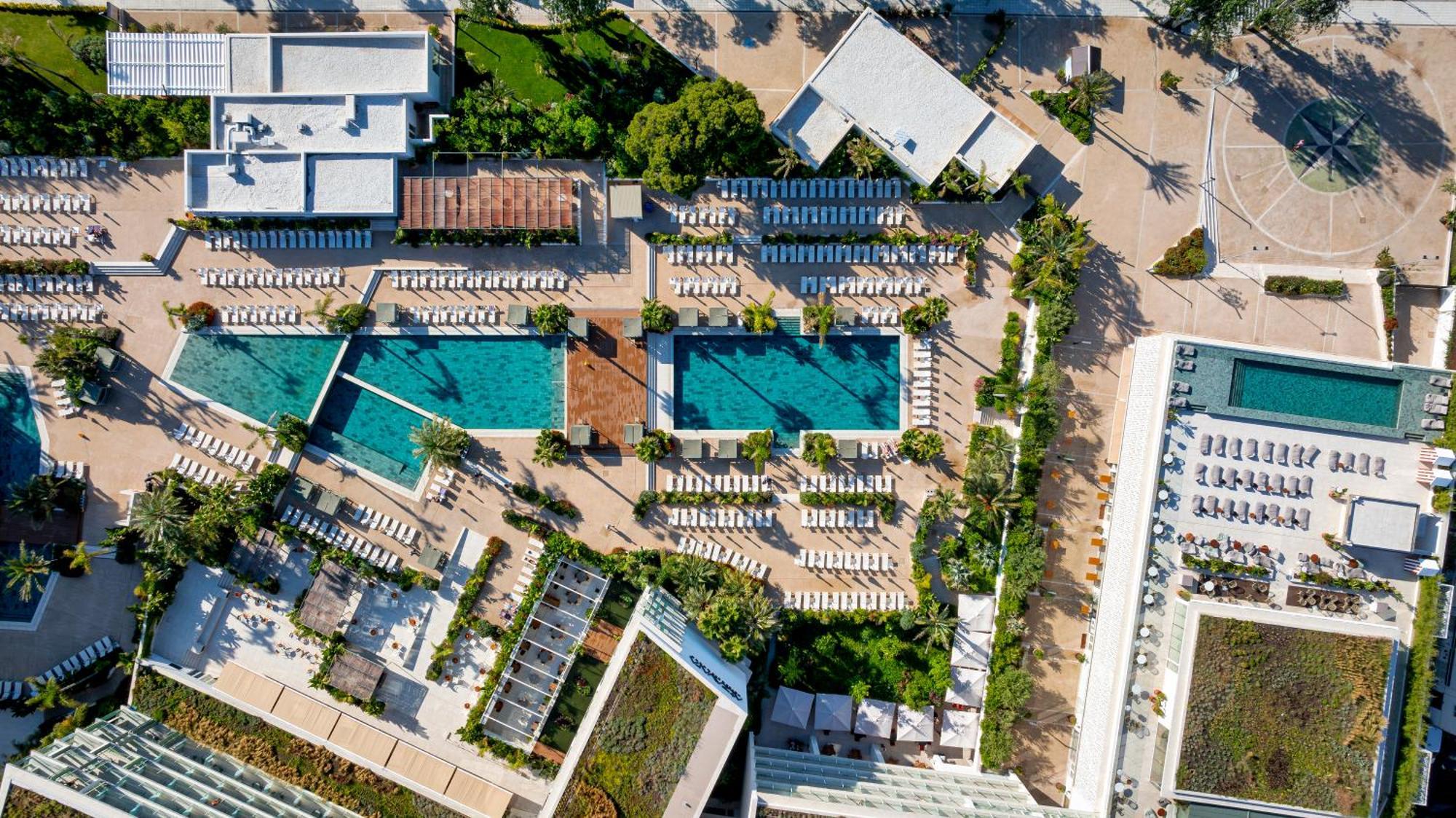 Atzavara Hotel & Spa Санта-Сусанна Экстерьер фото Aerial view of the hotel